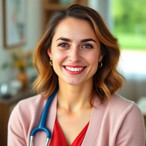 Portret Dr. Cristina D., medic ORL — recenzie website medical profesional