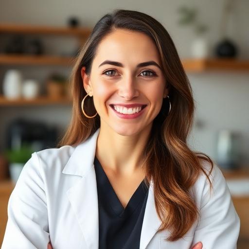 Portret Dr. Maria I., medic stomatolog — recenzie website medical profesional